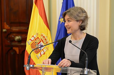 Isabel García Tejerina, ha mantenido esta tarde en Bruselas reuniones bilaterales con el Comisario Europeo de Agricultura y Desarrollo Rural